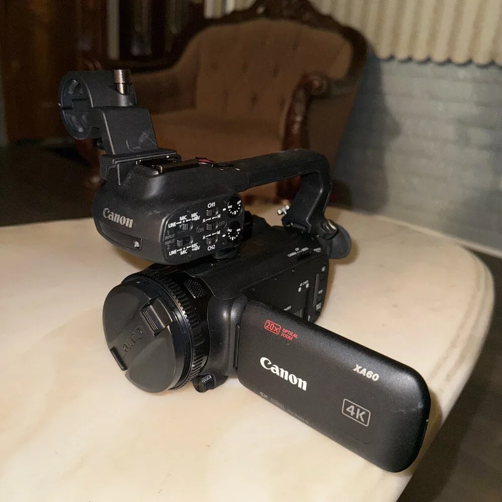Canon XA60 Professional UHD 4K Camcorder Bundle